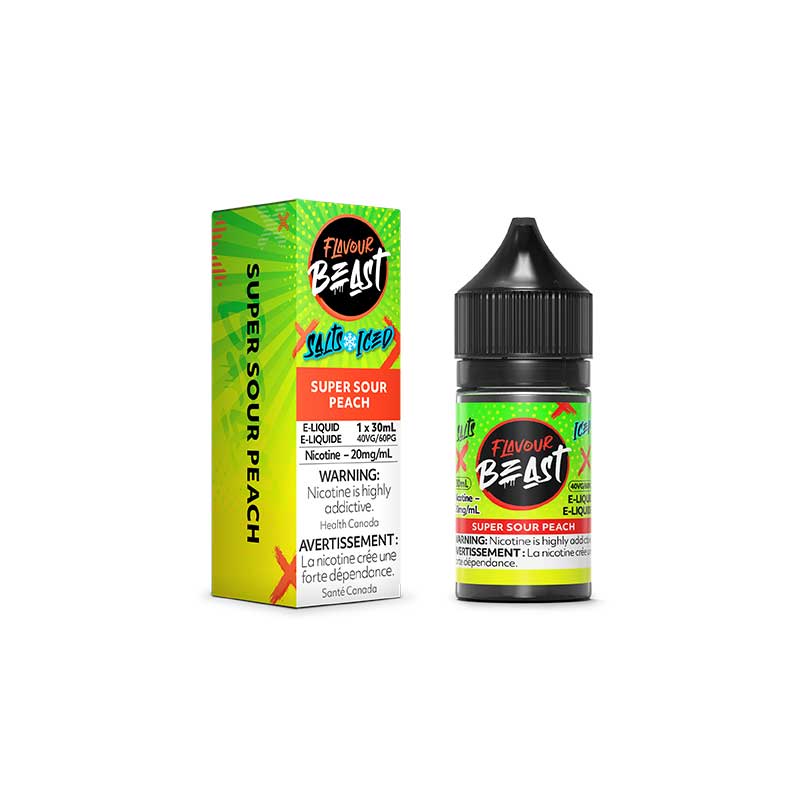 Flavour beast eliquid super sour peach 20mg *
