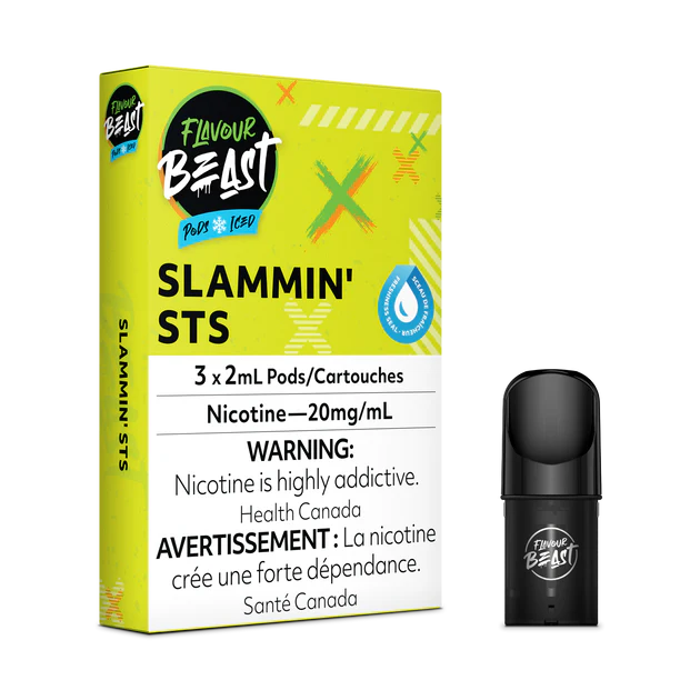 Flavour Beast Pods slammin sts (3x2ml) (provincial tax)