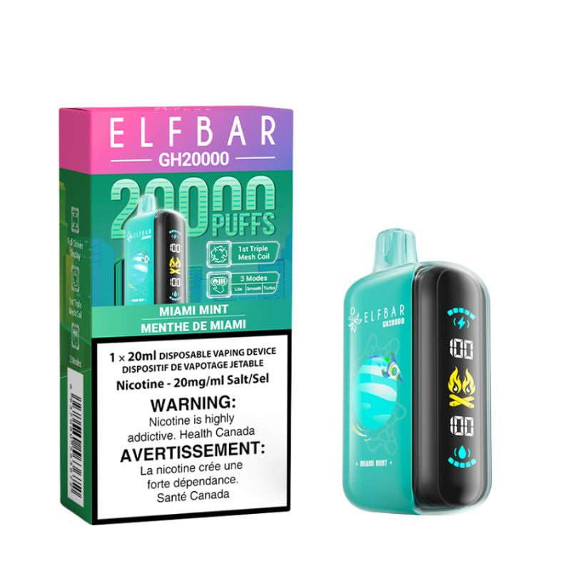 Elfbar GH 20000 Miami Mint (Provincial tax)