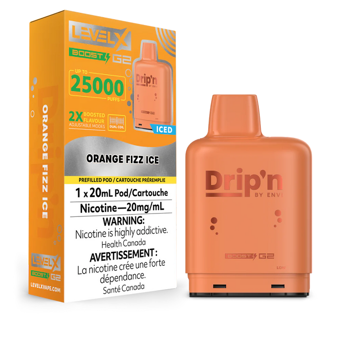 Dripn level x 25000 orange fizz ice*