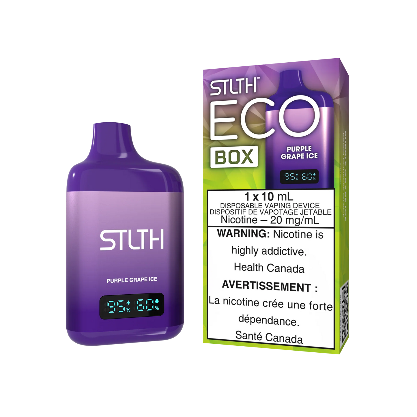 Stlth eco box purple grape ice (provincial)