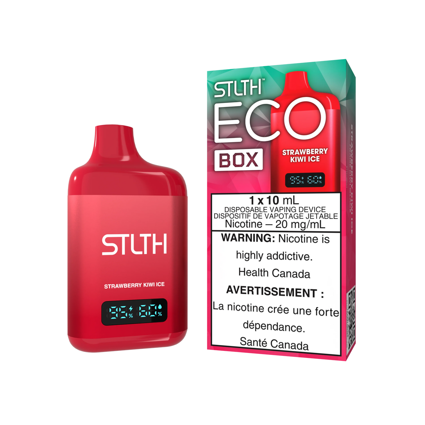 Stlth eco box strawberry kiwi ice (provincial)