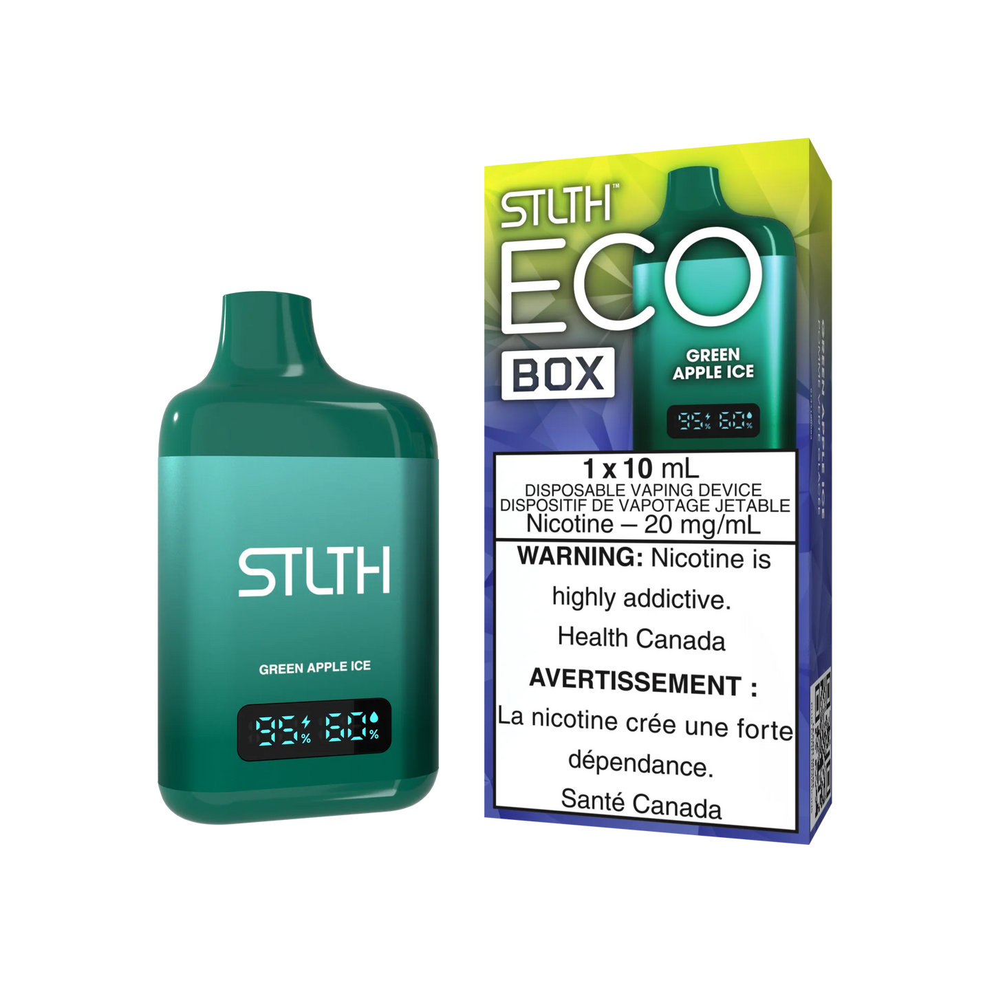 Stlth eco box green apple ice (provincial)