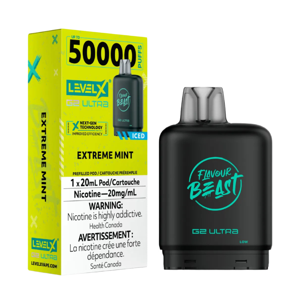Flavour beast level x 50k extreme mint*