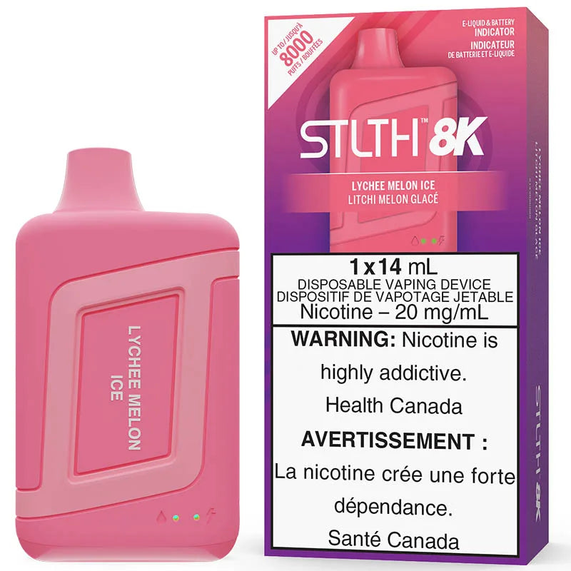 Stlth 8000 lychee melon ice (Provincial tax)