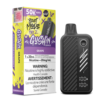 Flavour Beast Max 2 50k Gushin grape (provincial)