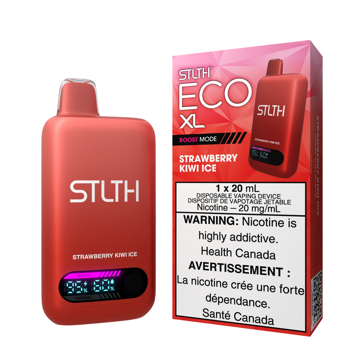 Stlth Eco XL Strawberry Kiwi Ice (provincial tax)