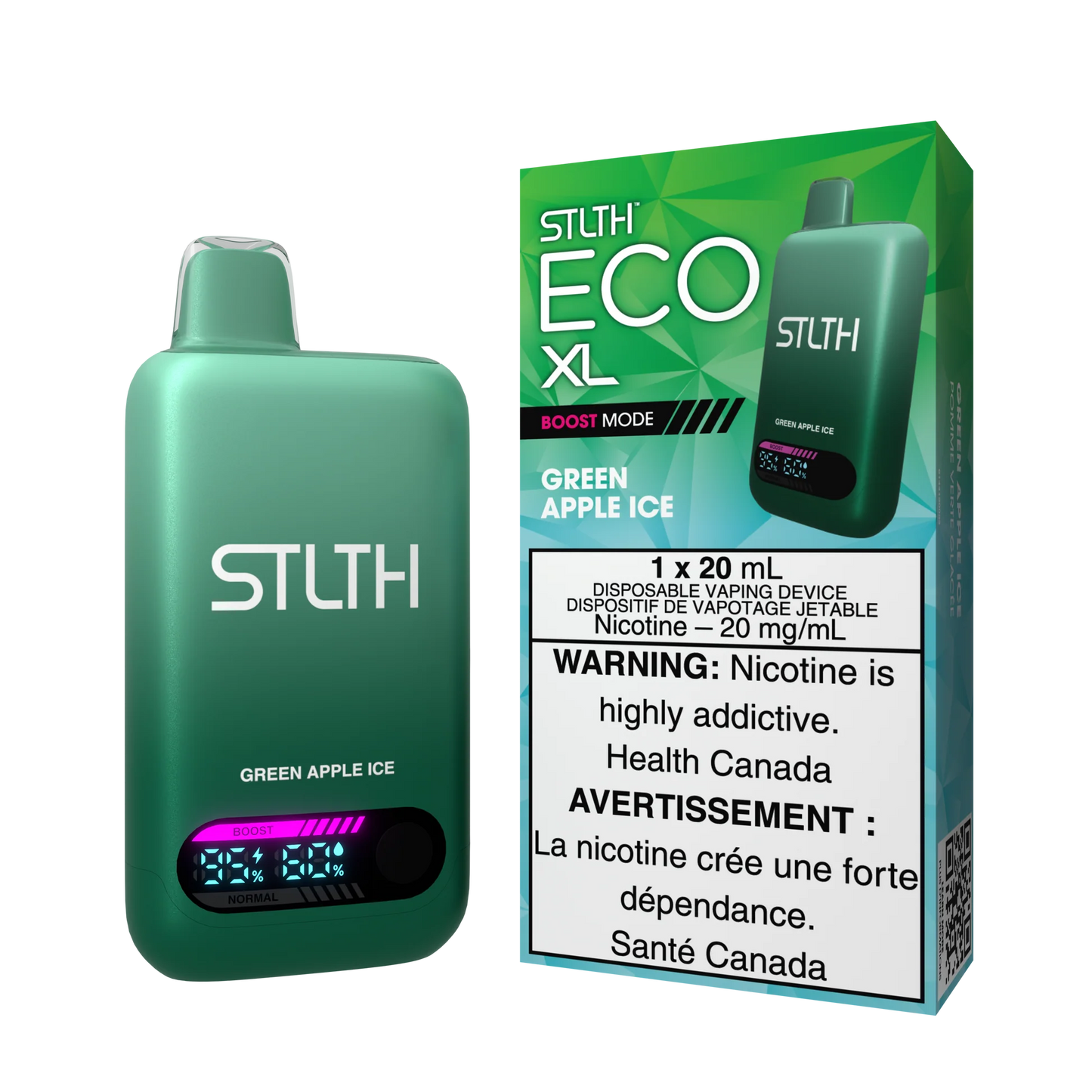 Stlth Eco XL Green Apple Ice (provincial tax)