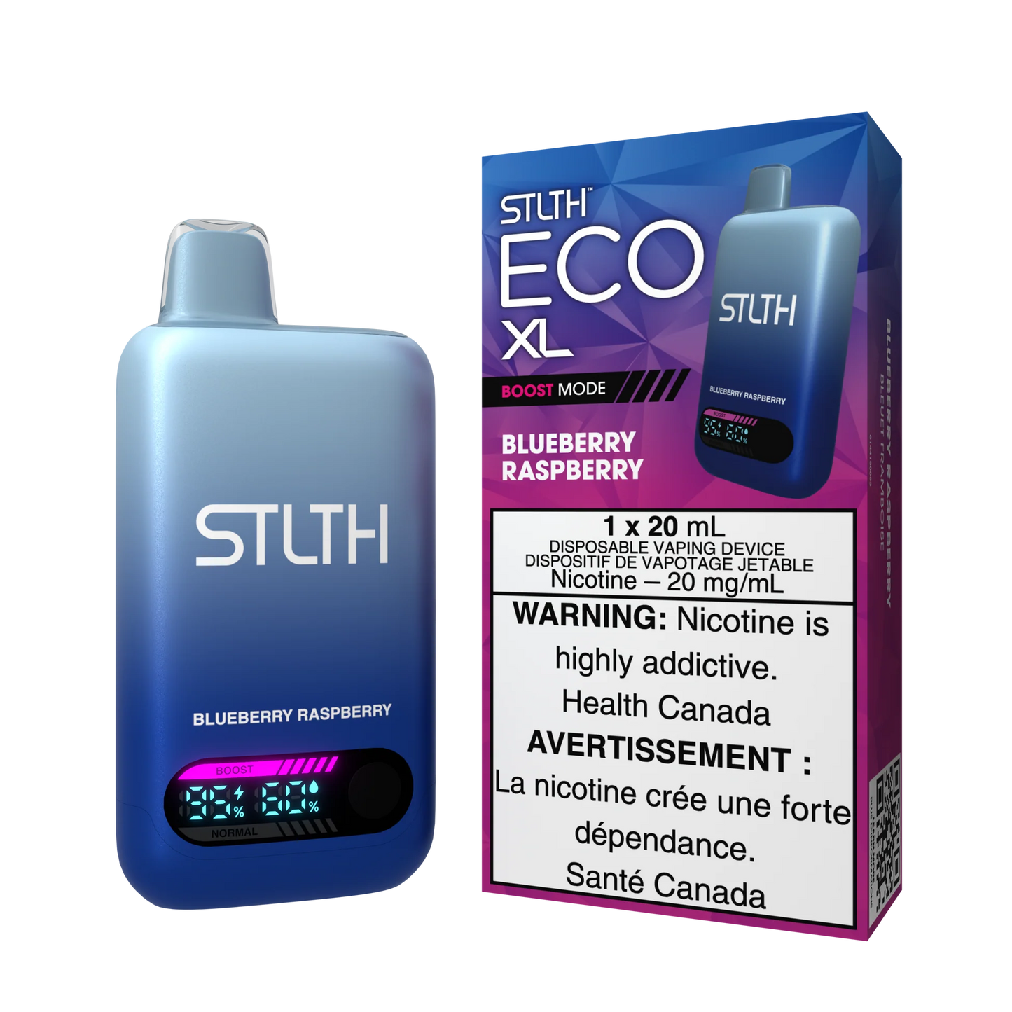 Stlth Eco XL Blueberry Raspberry (provincial tax)
