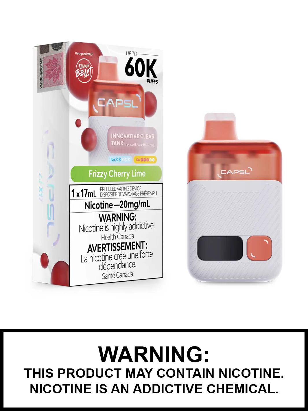 CAPSL 60k Frizzy Cherry Lime (Provincial)