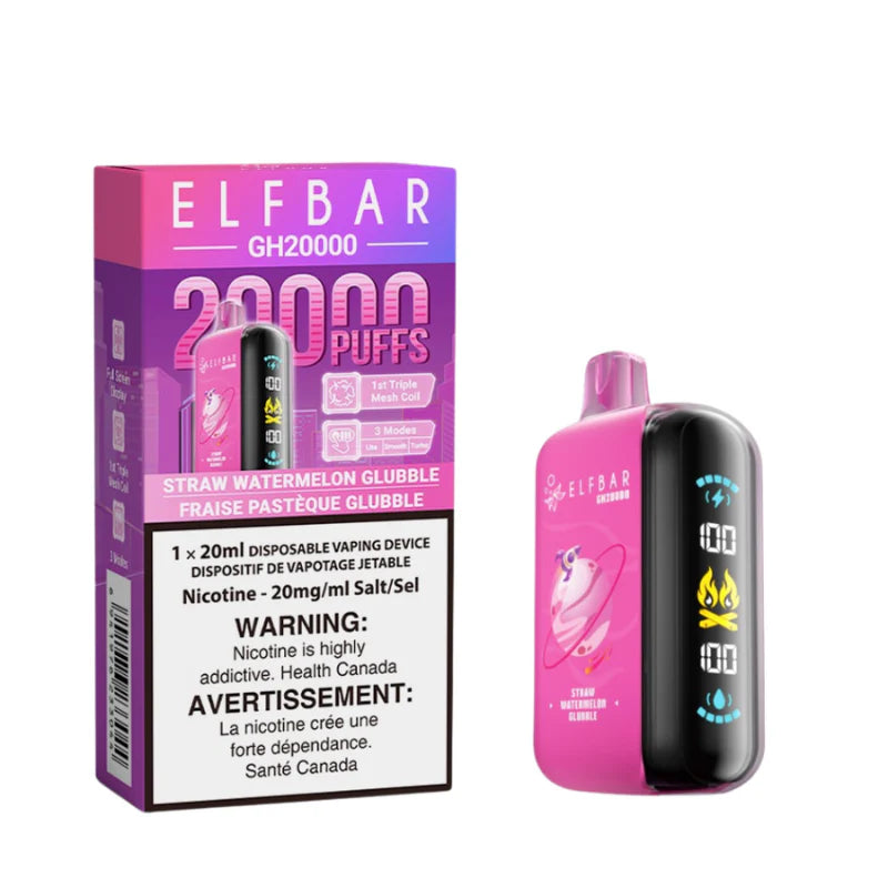 Elfbar GH 20000 straw watermelon glubble (Provincial tax)