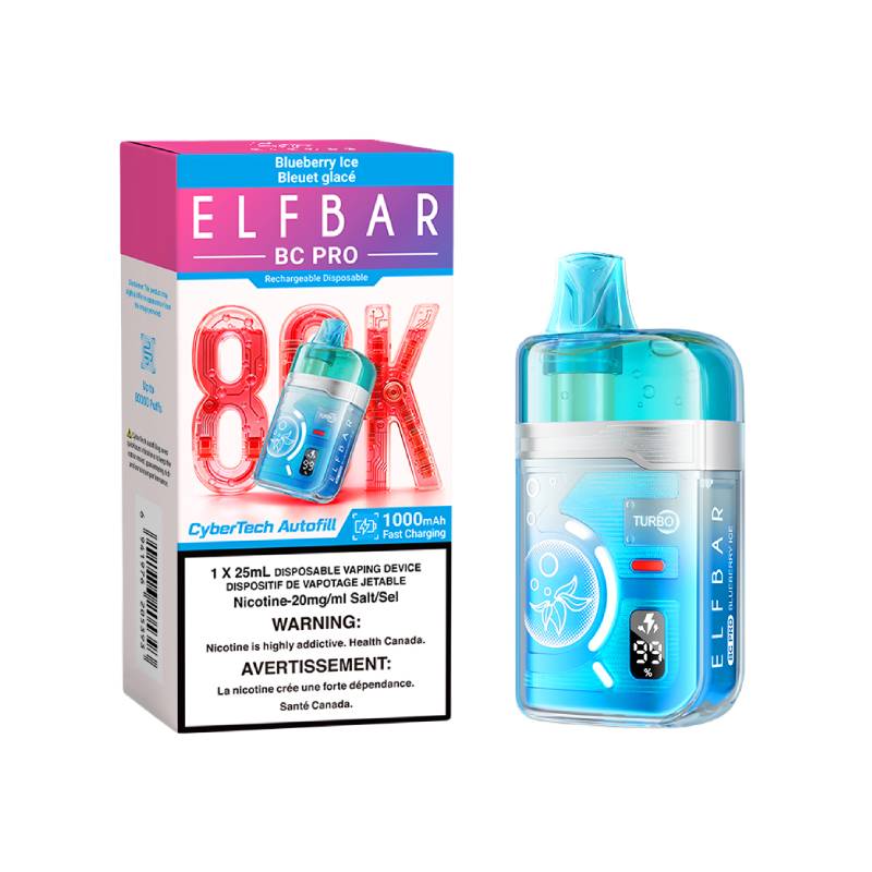 Elfbar BC pro 80k blueberry ice (Provincial Tax)