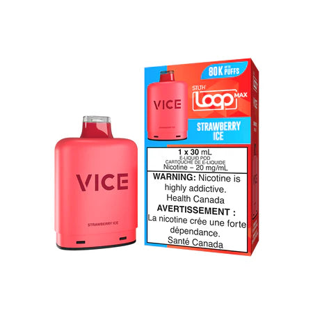 Stlth loop max x Vice 80k Strawberry Ice (provincial tax)