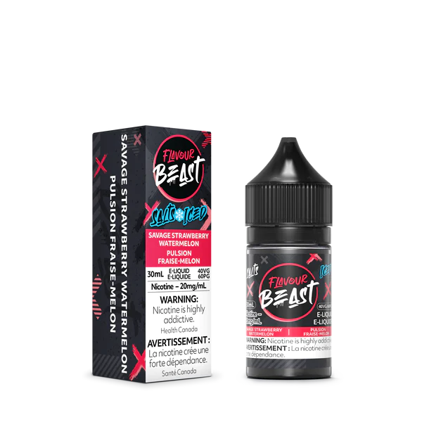 Flavour beast eliquid savage strawberry watermelon 20mg/30ml *