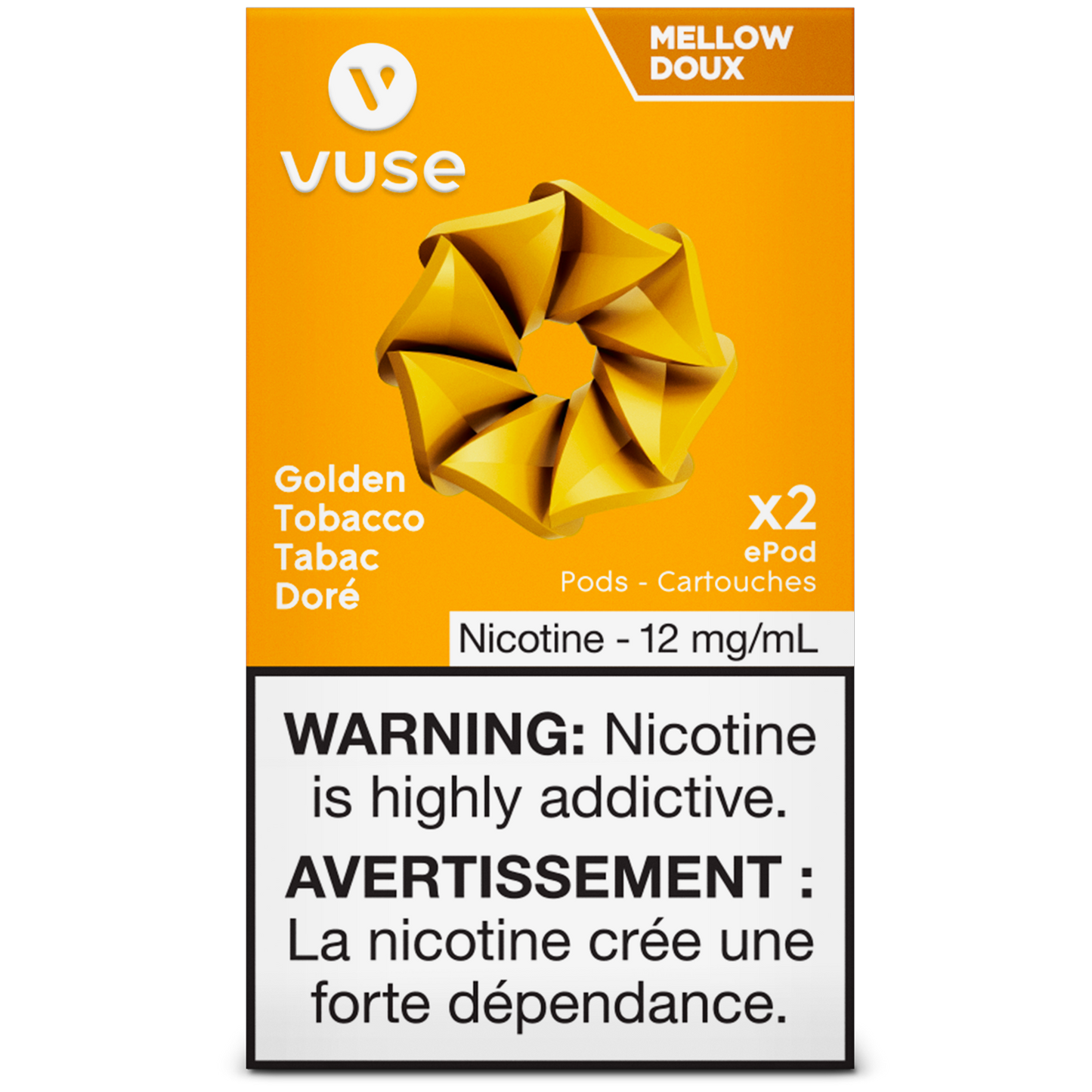 Vuse ePod Golden Tobacco Pods *