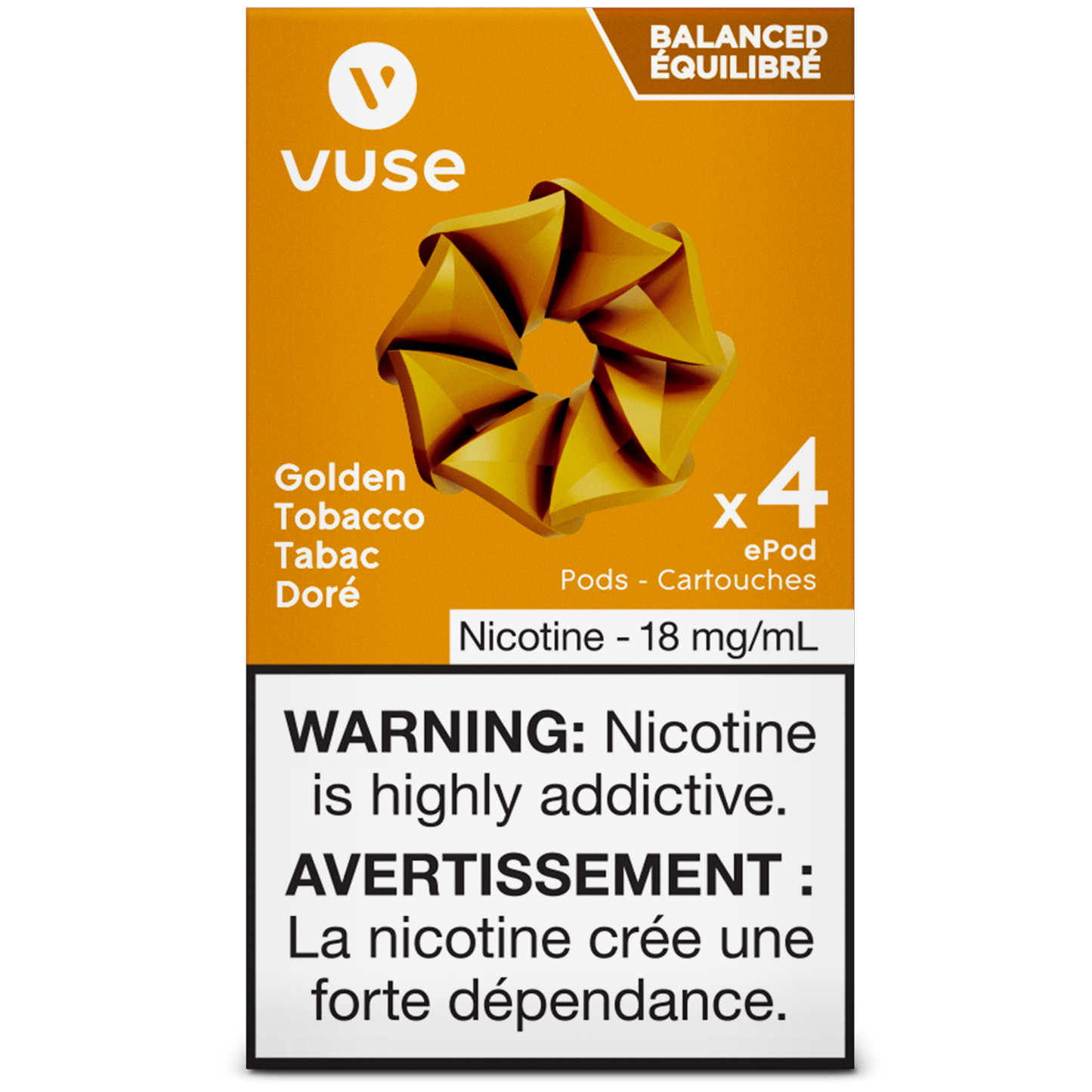 Vuse ePod Golden Tobacco Pods *