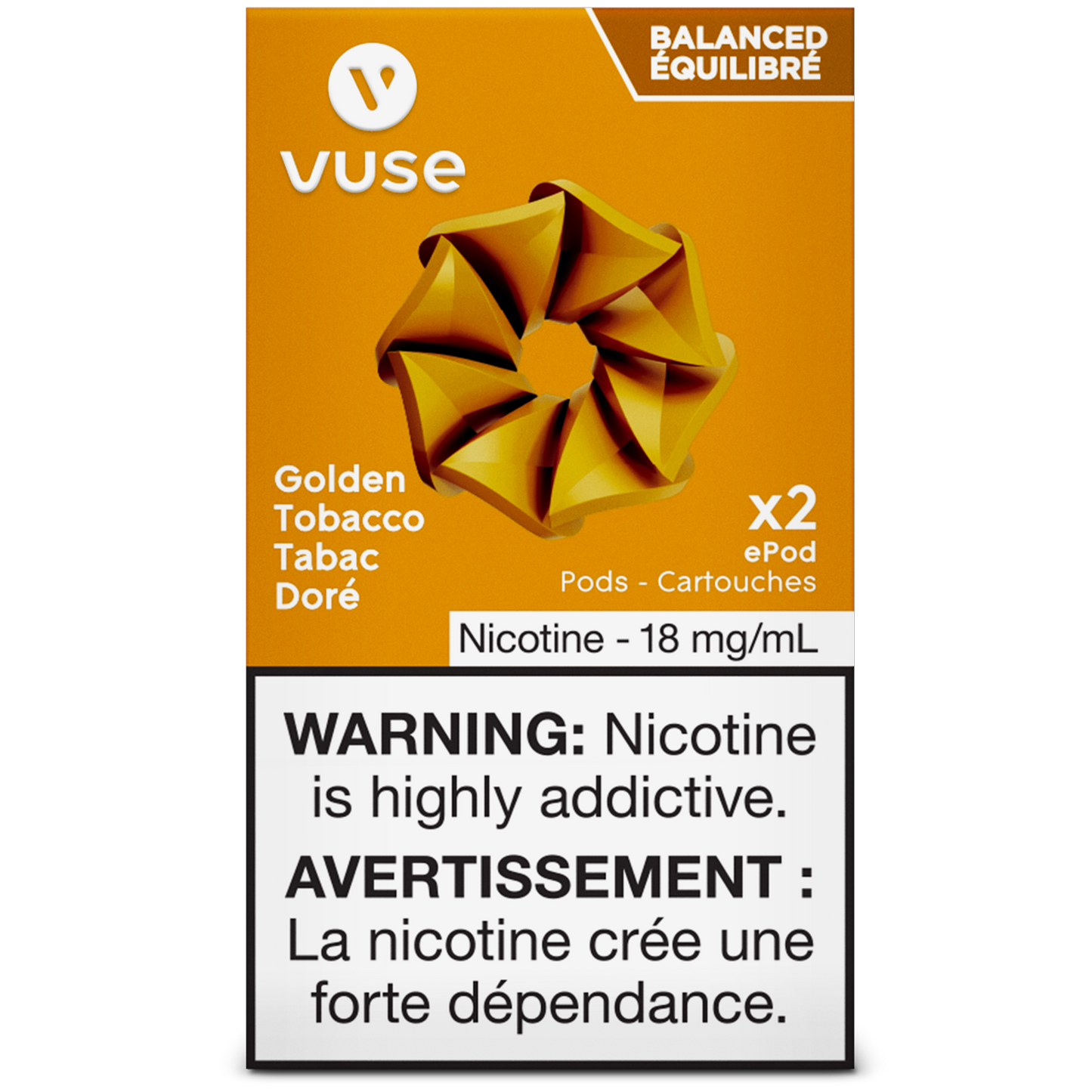 Vuse ePod Golden Tobacco Pods *