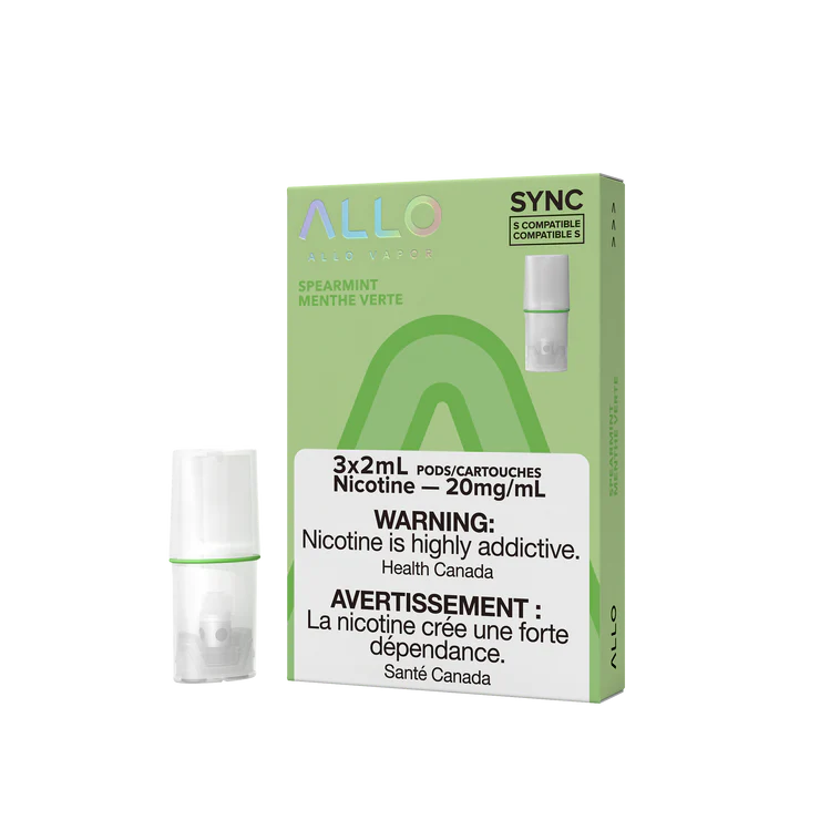 Allo Sync Pods Spearmint (3x2ml) (Provincial Tax)