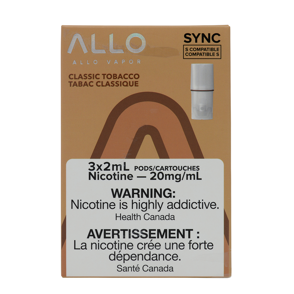 Allo Sync Pods Classic Tobacco (3x2ml) (Provincial Tax)