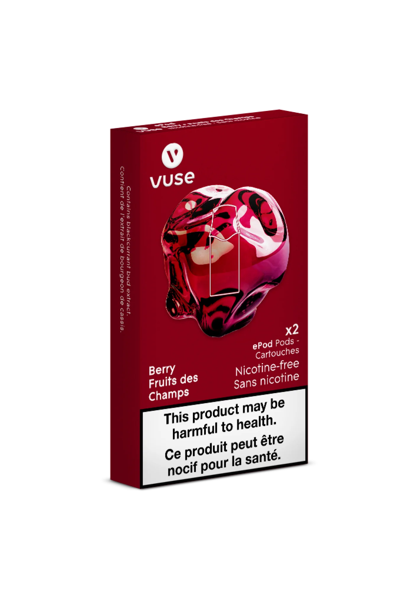 Vuse epods Berry fruits nicotine free *