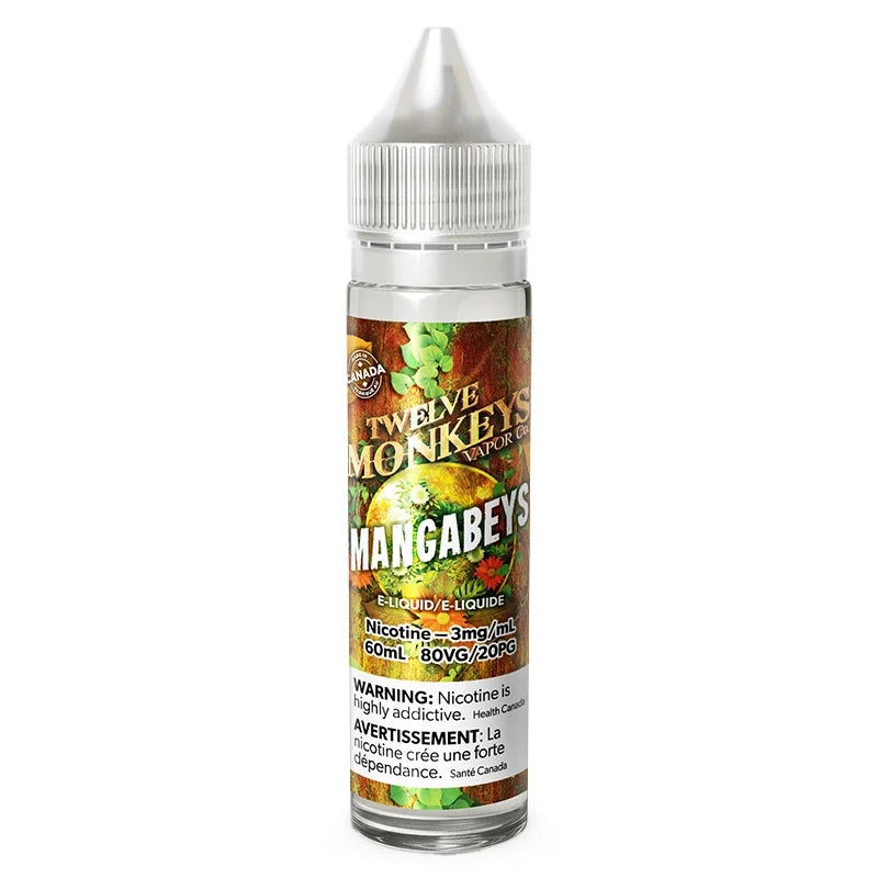 Twelve monkey mangabeys nicotine free 60ml