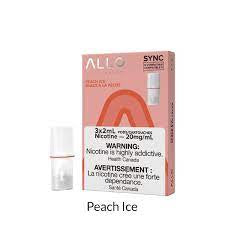 Allo Sync Pods Peach Ice (3x2ml) (Provincial Tax)