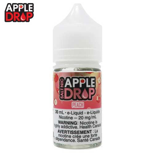 Salt nic apple drop peach peche 30mL 20 mg