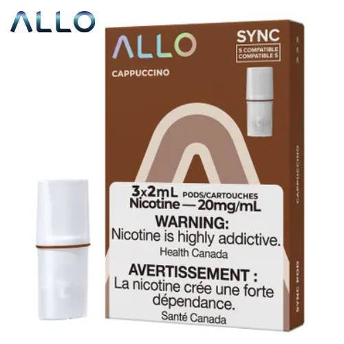 Allo Sync Pods Cappuccino (3x2ml) (Provincial Tax)