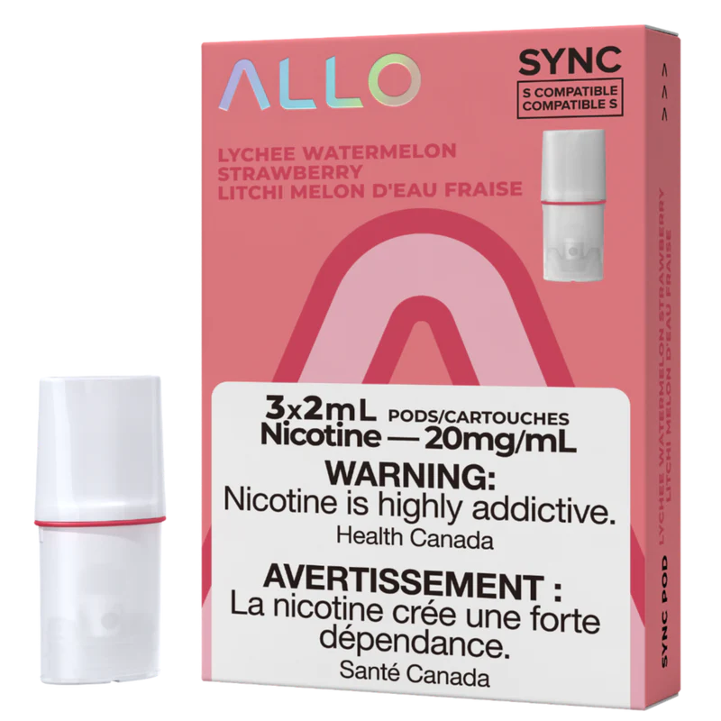 Allo Sync Pods Lychee Watermelon Strawberry (3x2ml) (Provincial Tax)