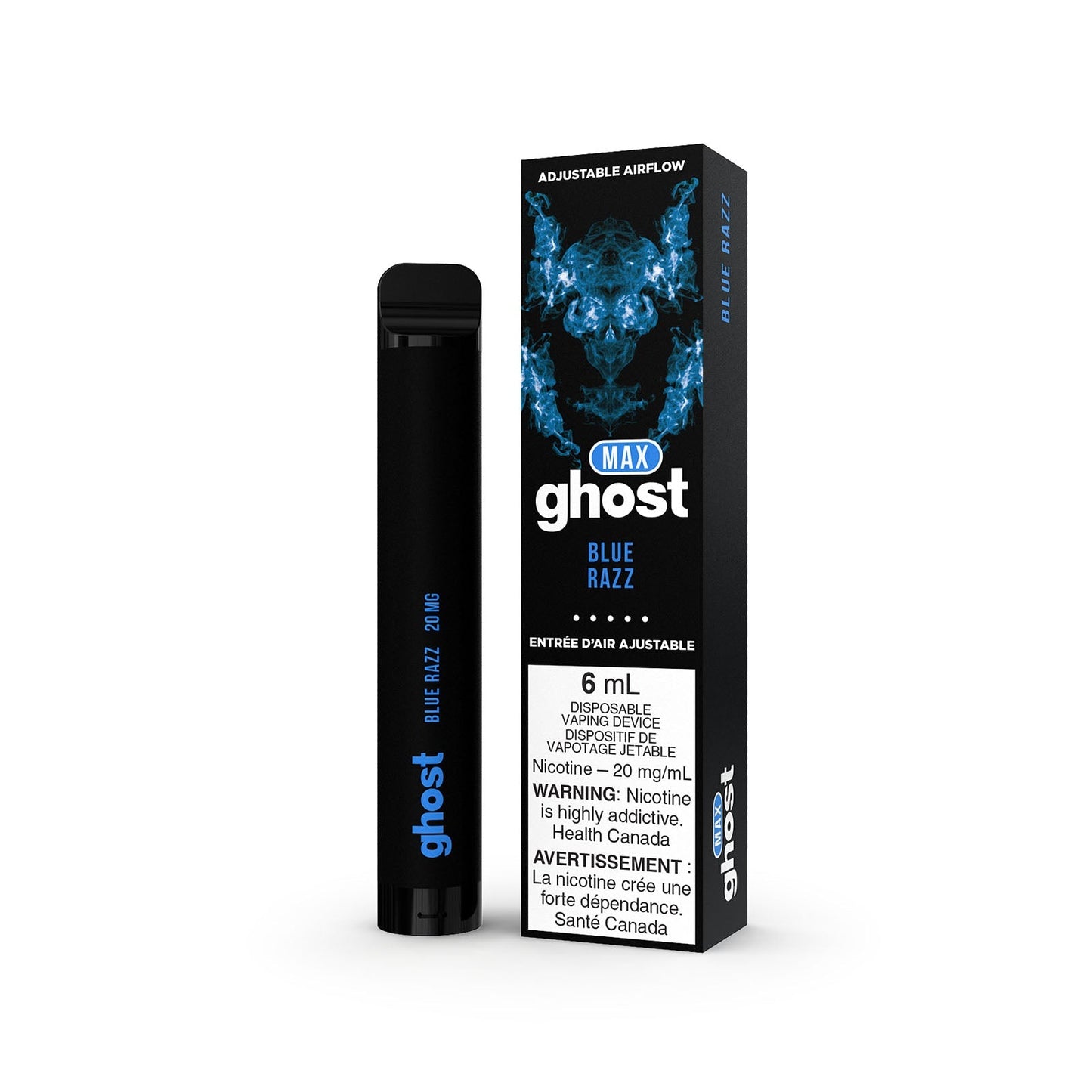 Max Ghost Blue razz 6 mL 20mg