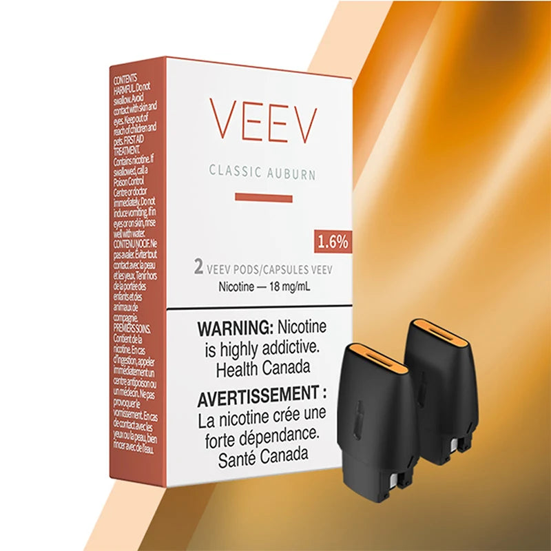 Veev Classic Auburn 1.6mg 2Pods vapeworldbloor Veev Classic Auburn 1.6mg 2Pods vapeworldbloor
