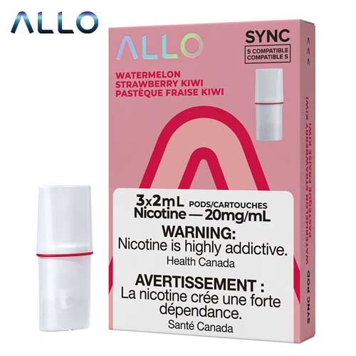 Allo Sync Pods Watermelon Strawberry Kiwi (3x2ml) (Provincial Tax)