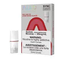 Allo Sync Pods Red Line Ice (3x2ml) (Provincial Tax)