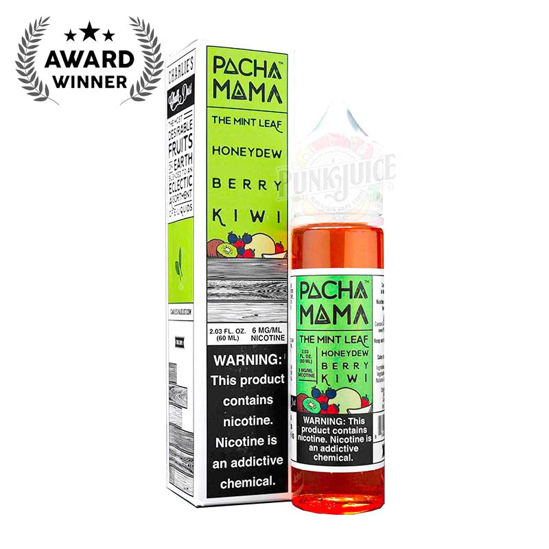 Pacha mama 6mg/60ml the mint leaf honeydew Berry kiwi