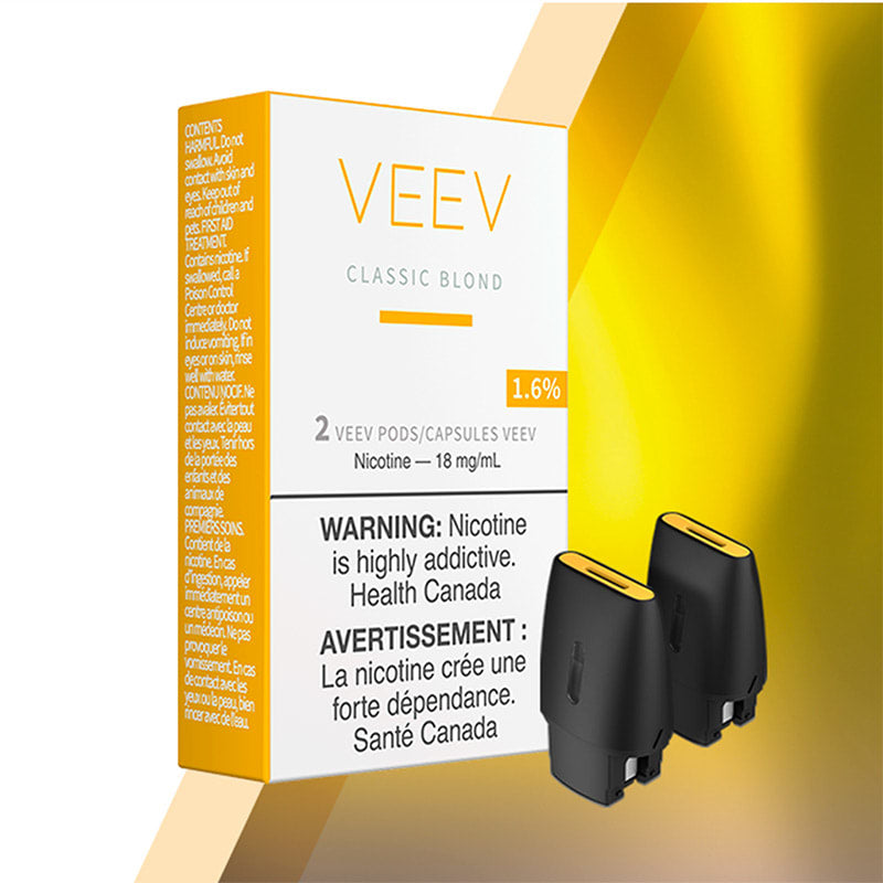 Veev Classic Blond 0.8mg 2Pods vapeworldbloor Veev Classic Blond 0.8mg 2Pods vapeworldbloor