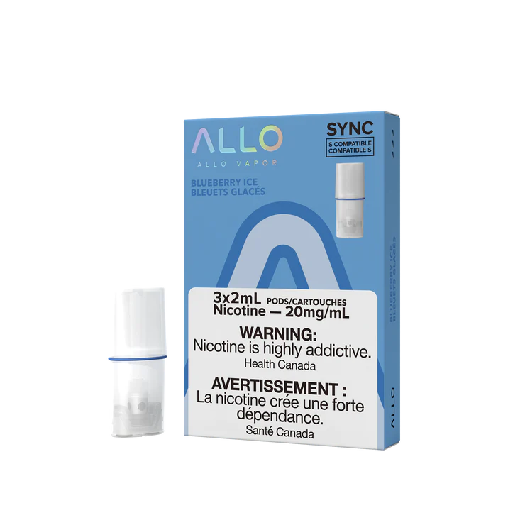 Allo Sync Pods Blueberry Ice (3x2ml) (Provincial Tax)