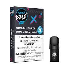 Flavour Beast Pods Bomb Blue Razz (3x2ml) (provincial tax)