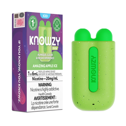 Knowzy Duo6 Amazing Apple Ice (Provincial Tax)