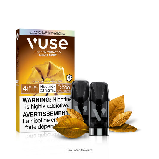 Vuse Pod Golden Tobacco 4pk (provincial tax)