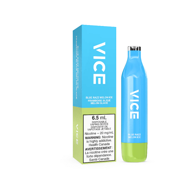 Vice 2500 blue razz melon ice 20mg (provincial tax)