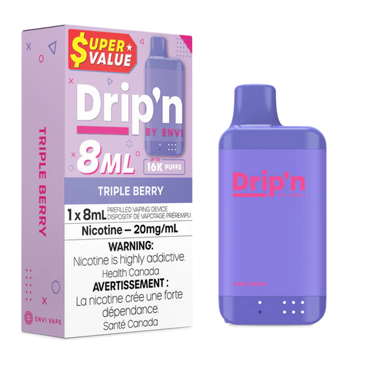 Dripn Envi 16000 triple Berry (Provincial tax)