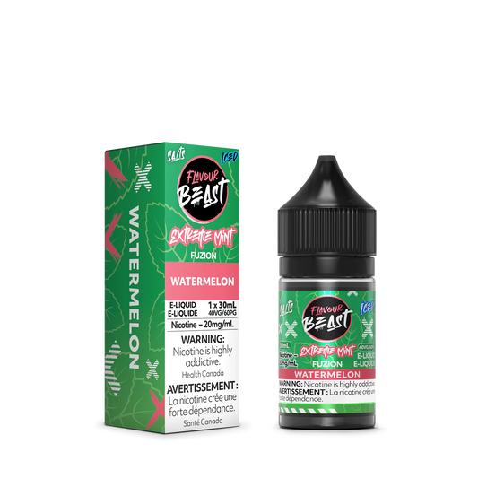 Flavour Beast eliquid Extreme Mint Fuzion Watermelon Iced 20mg/30ml*