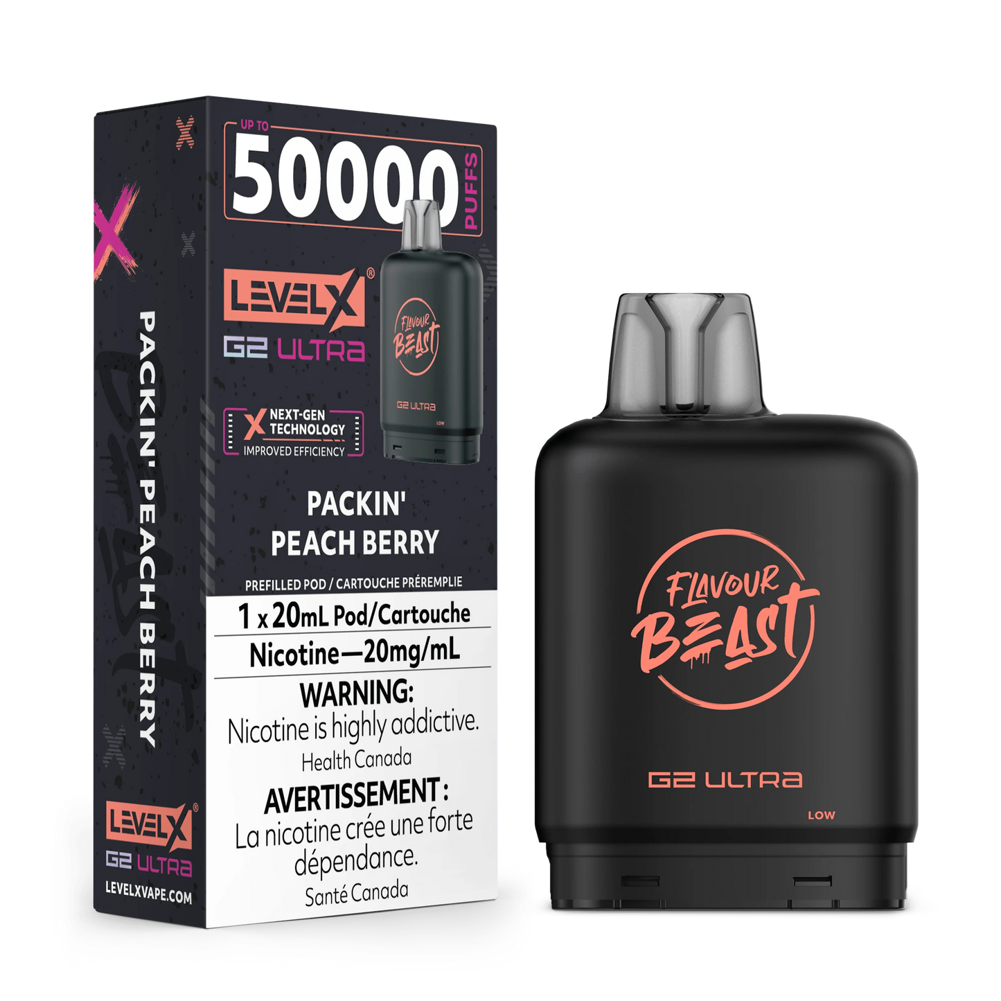 Level x 50k Packin peach berry *