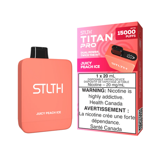 Stlth Titan Pro 15000 juicy peach ice*