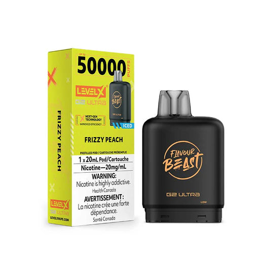 Level x G2 Ultra 50k frizzy peach iced (provincial tax)