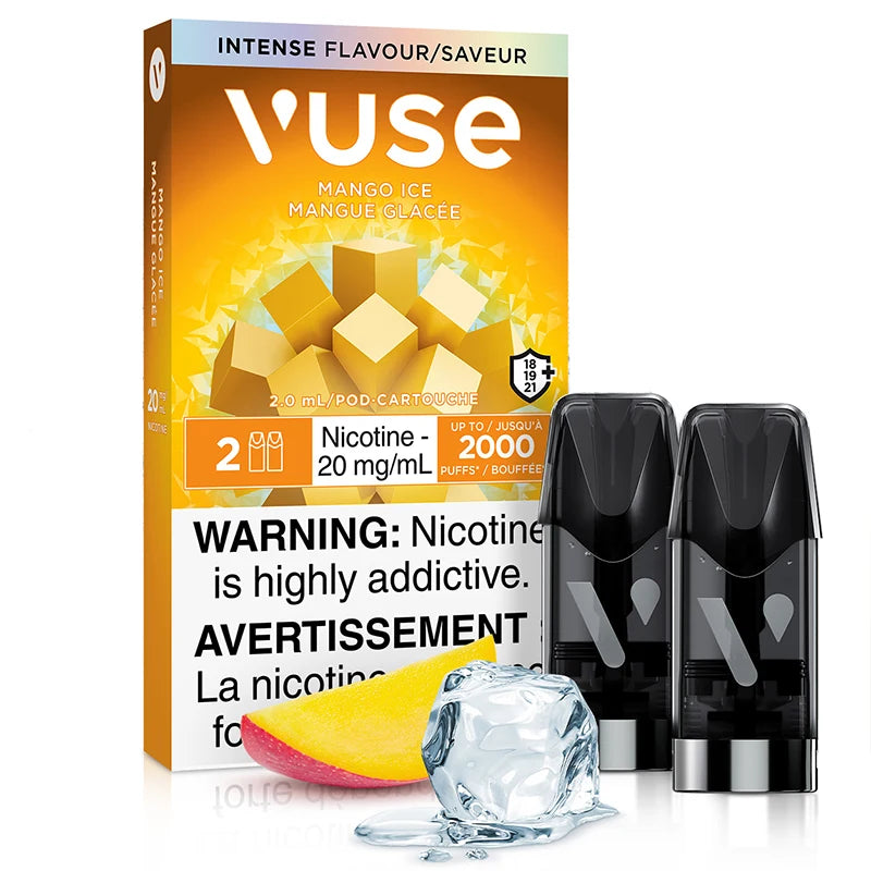 Vuse Pod Mango Ice Pods (provincial tax) vapeworldbloor Vuse Pod Mango Ice Pods (provincial tax) vapeworldbloor
