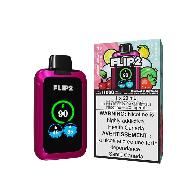 Flip 2 Cherry lemon ice and punch ice 11000 ( Provincial Tax )