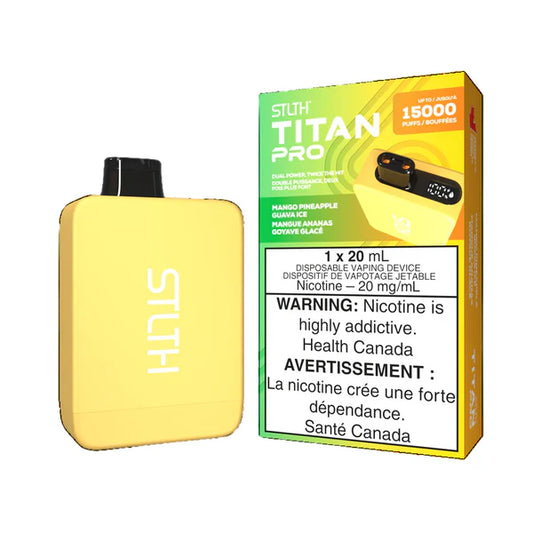 STLTH TITAN PRO 15000 MANGO PINEAPPLE GUAVA*