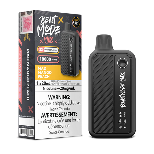 Flavour beast mode max 18k mad mango peach *