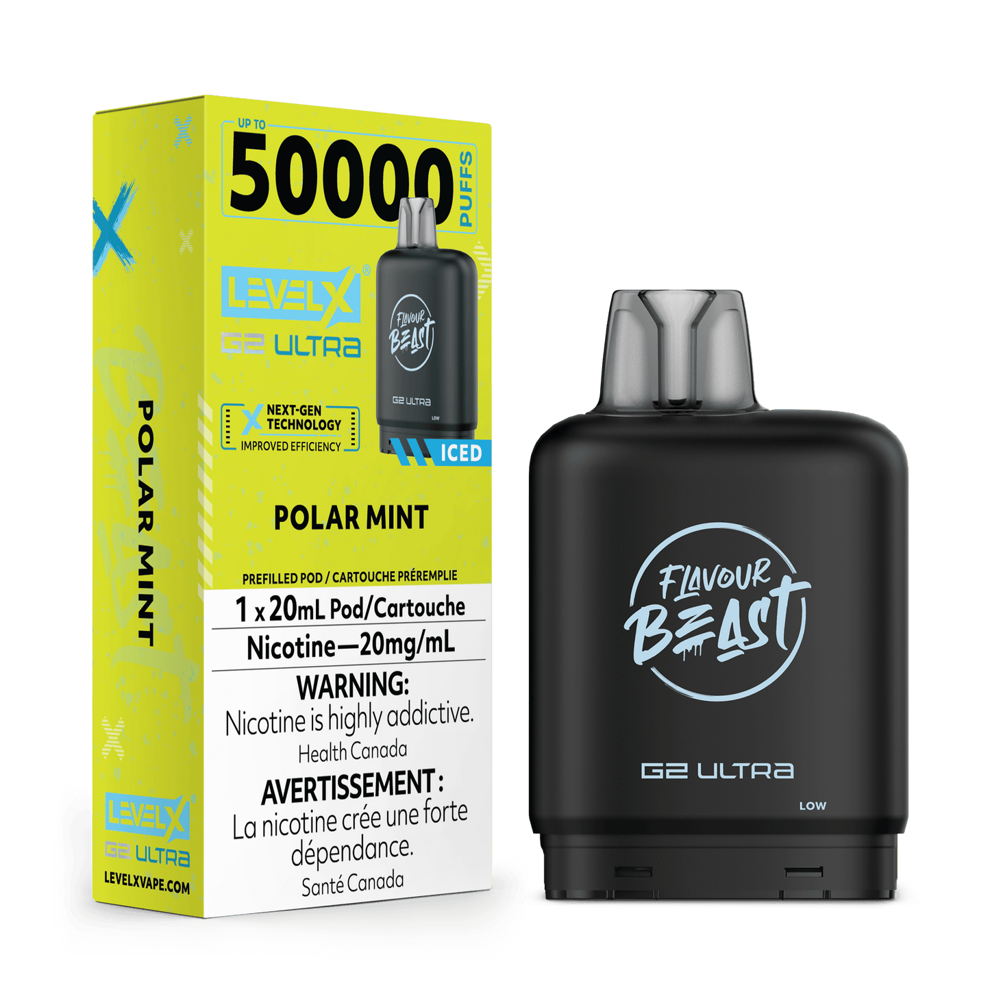 Level x G2 Ultra 50k polar mint iced *